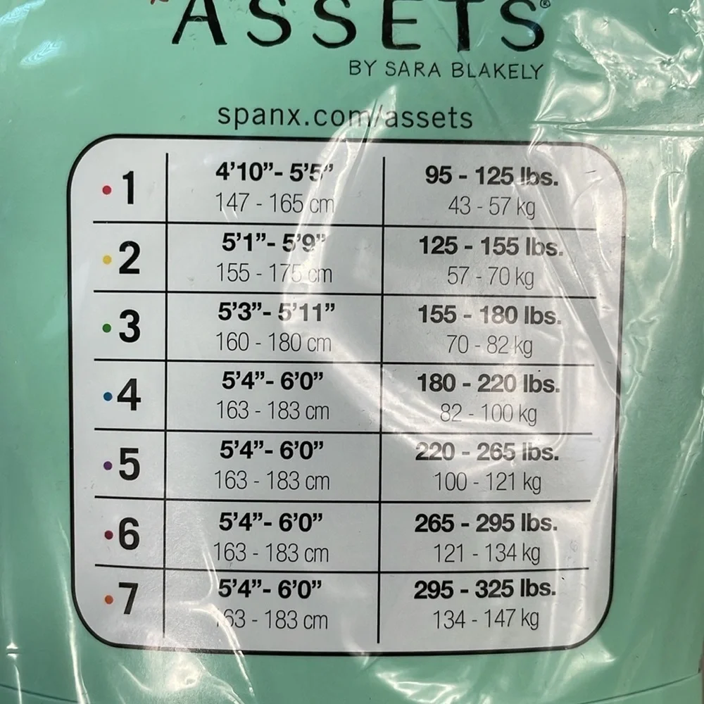 Spanx Assets Shaping Tights Textured Wish Bone Slimming Smoothing Black Sz 3